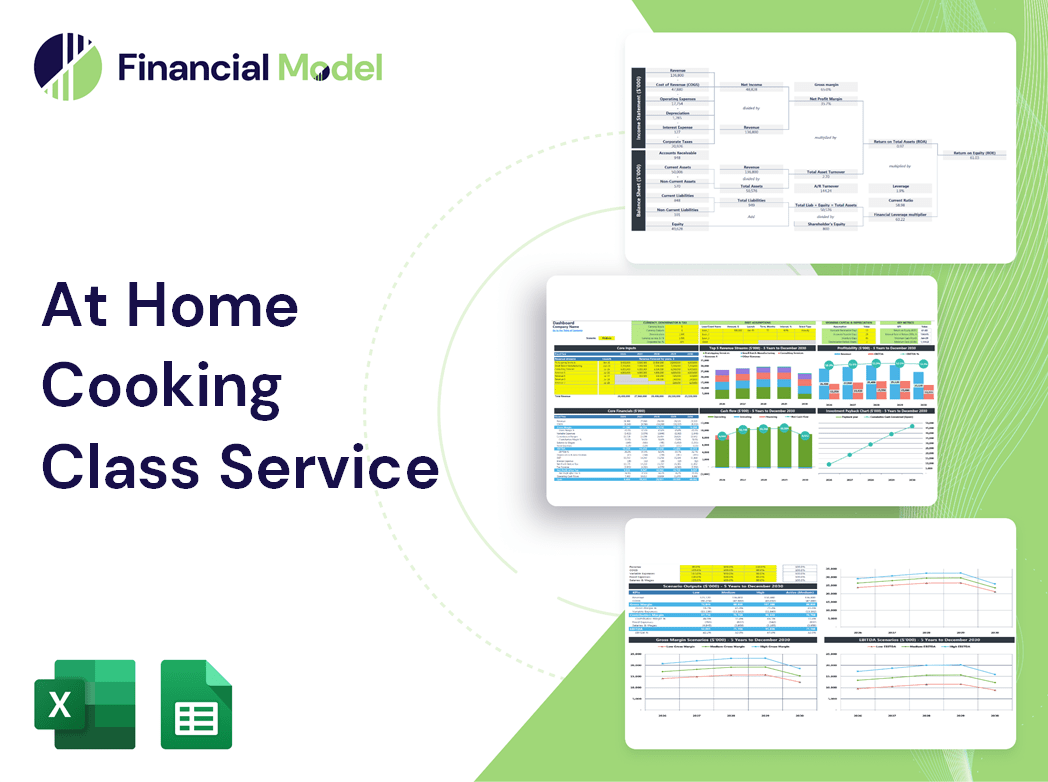 At Home Cooking Class Service Financial Model