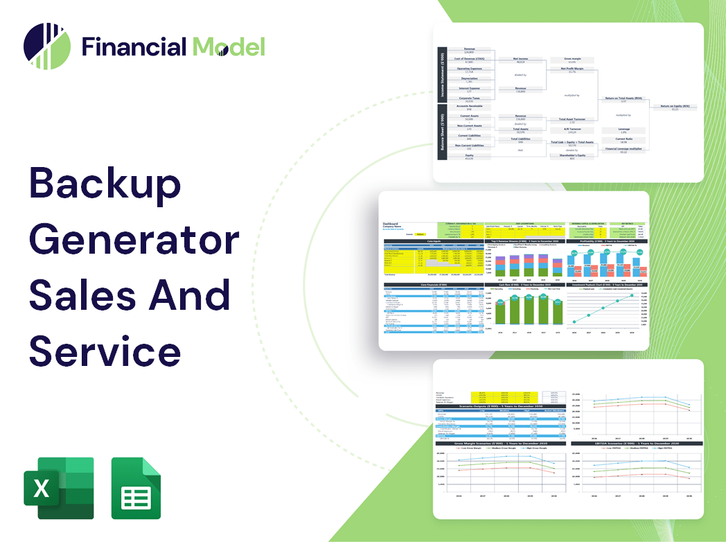 Backup Generator Sales And Service Financial Model
