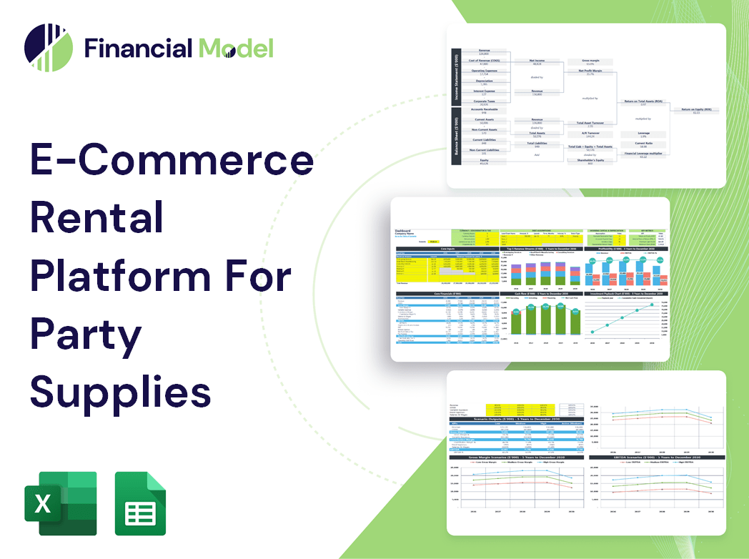 E-Commerce Rental Platform For Party Supplies Financial Model