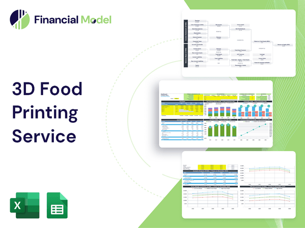 3D Food Printing Service Financial Model