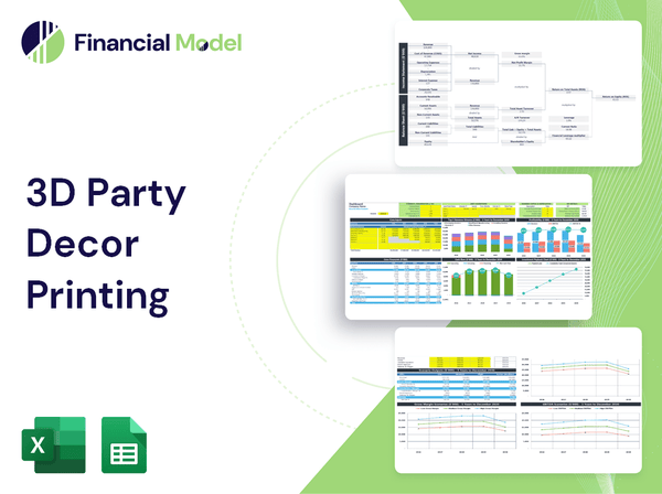 3D Party Decor Printing Financial Model