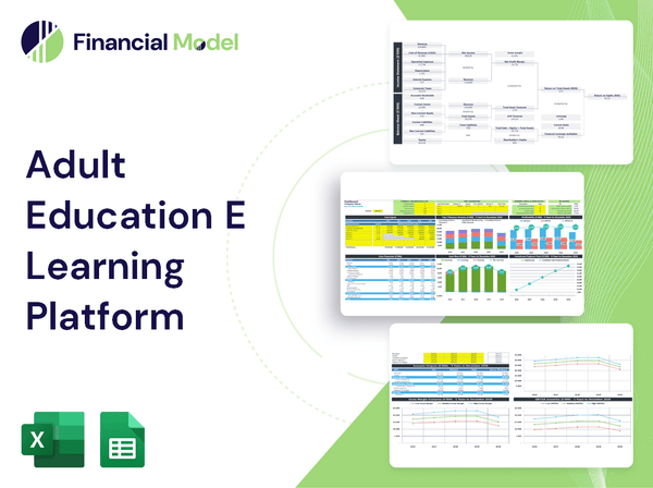 Adult Education E Learning Platform Financial Model