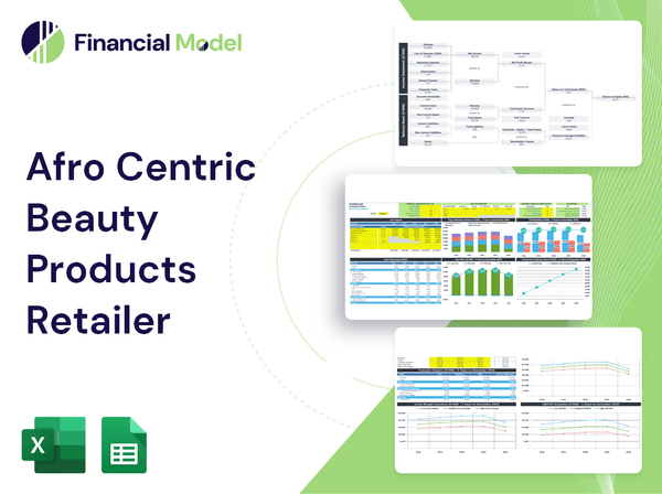 Afro Centric Beauty Products Retailer Financial Model