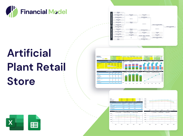 Artificial Plant Retail Store Financial Model