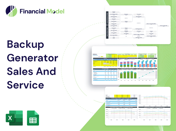 Backup Generator Sales And Service Financial Model