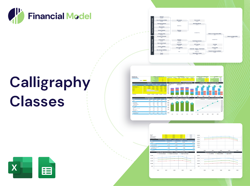 Calligraphy Classes Financial Model