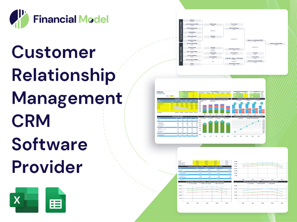Customer Relationship Management CRM Software Provider Financial Model
