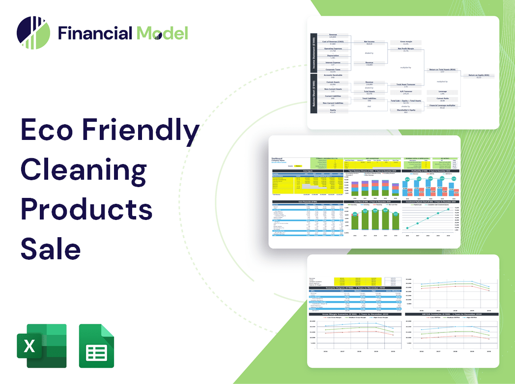 Eco Friendly Cleaning Products Sale Financial Model