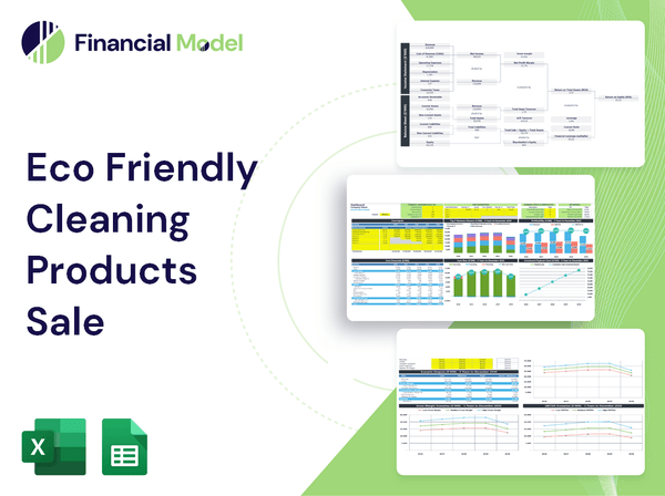 Eco Friendly Cleaning Products Sale Financial Model