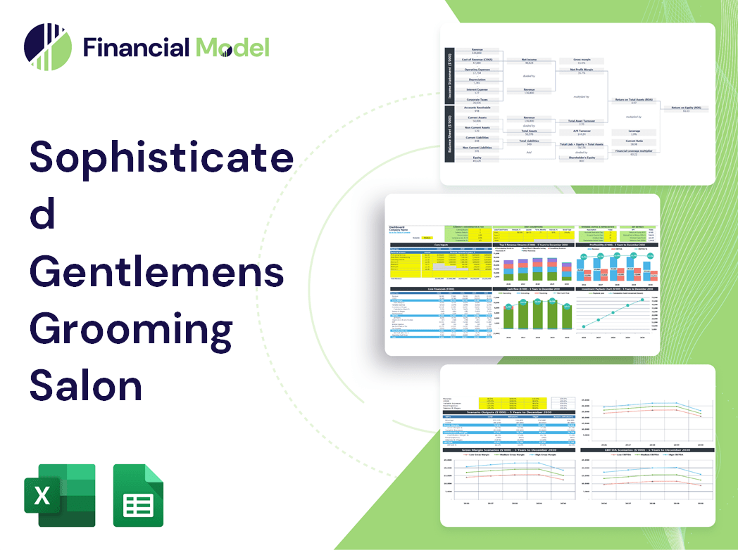 Sophisticated Gentlemens Grooming Salon Financial Model