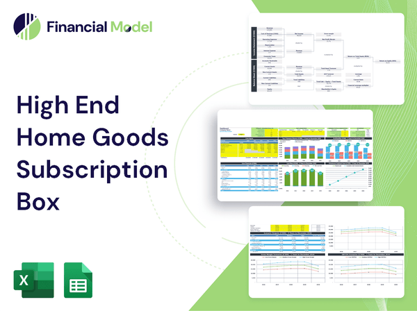 High End Home Goods Subscription Box Financial Model