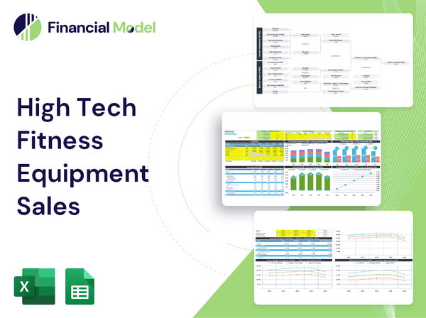 High Tech Fitness Equipment Sales Financial Model
