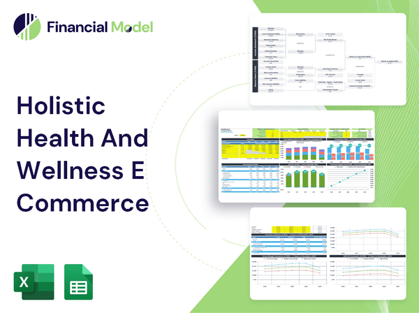 Holistic Health And Wellness E Commerce Financial Model