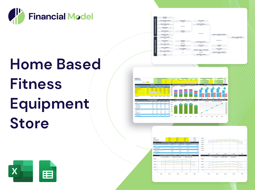 Home Based Fitness Equipment Store Financial Model