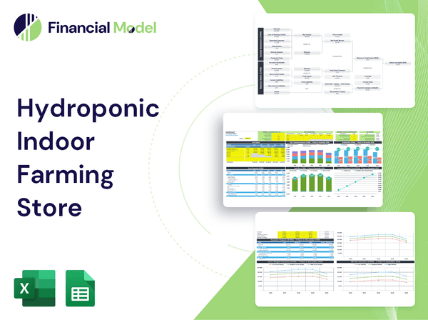 Hydroponic Indoor Farming Store Financial Model