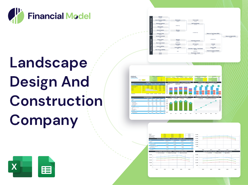 Landscape Design And Construction Company Financial Model
