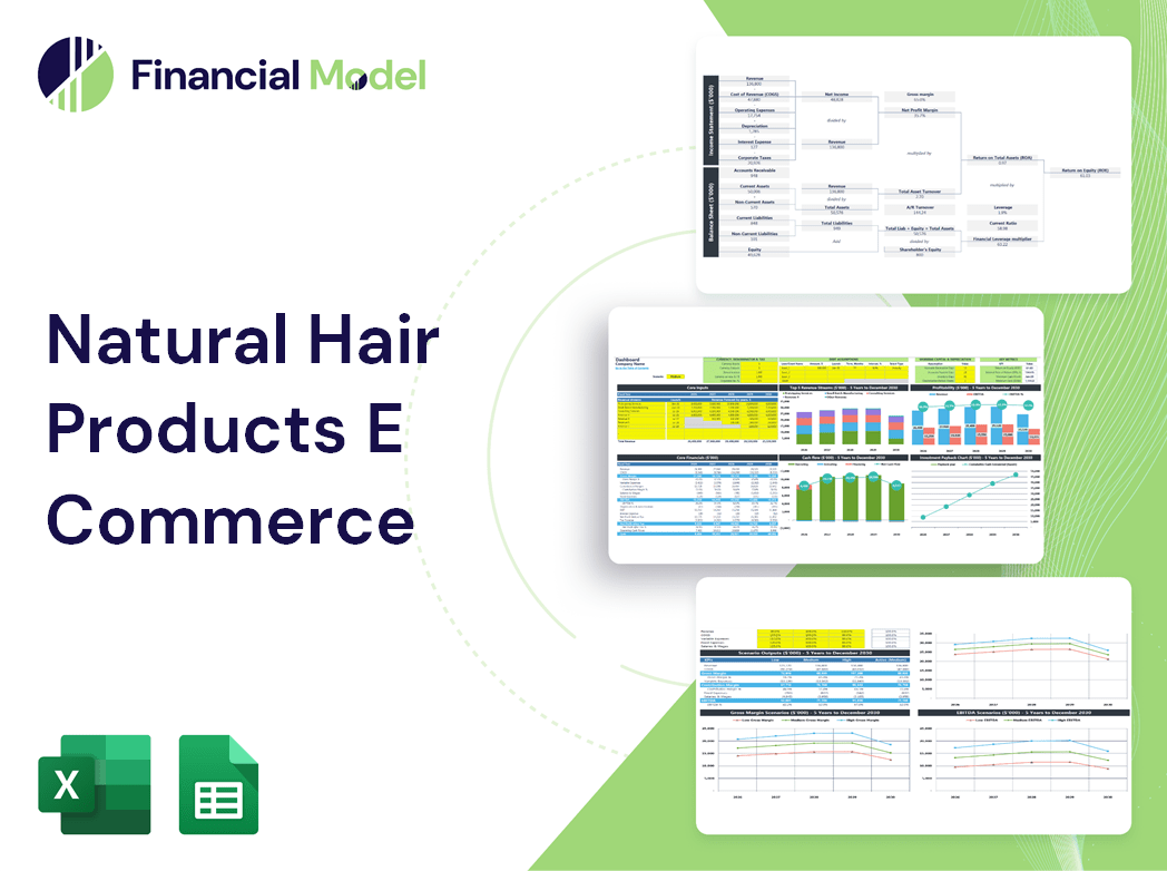 Natural Hair Products E Commerce Financial Model