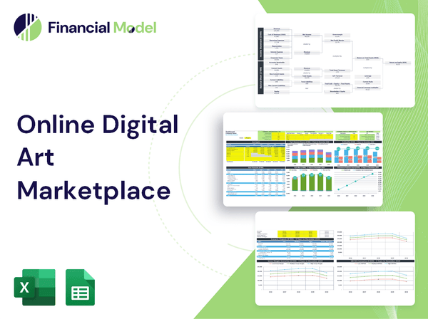 Online Digital Art Marketplace Financial Model