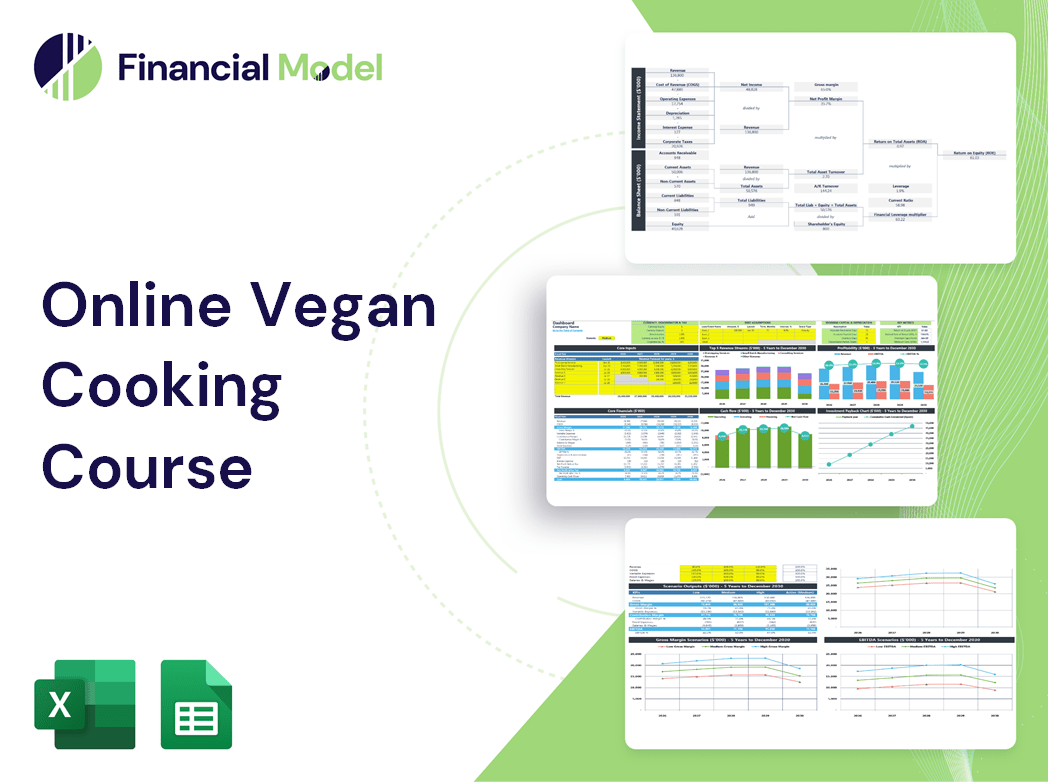 Online Vegan Cooking Course Financial Model