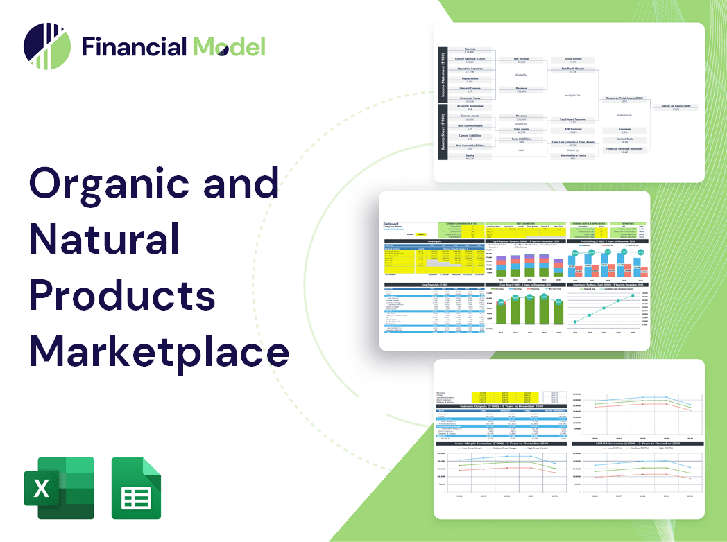 Organic and Natural Products Marketplace Financial Model