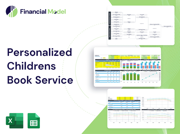 Personalized Childrens Book Service Financial Model