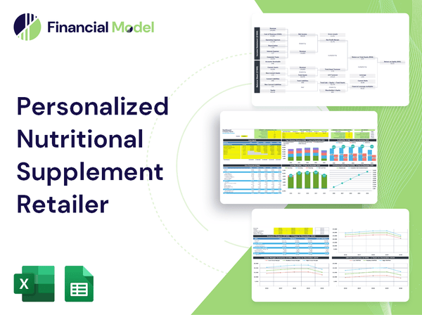 Personalized Nutritional Supplement Retailer Financial Model