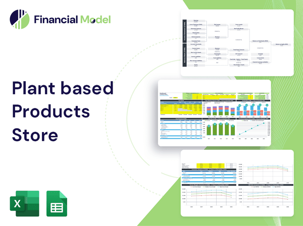 Plant based Products Store Financial Model