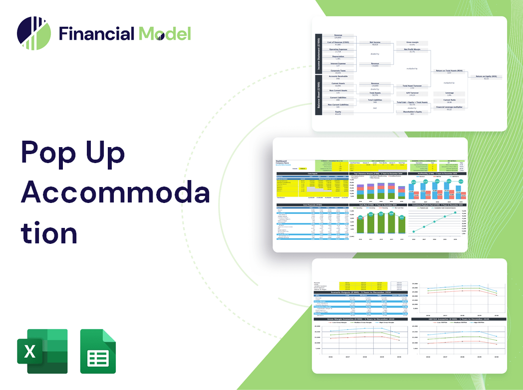 Pop Up Accommodation Financial Model