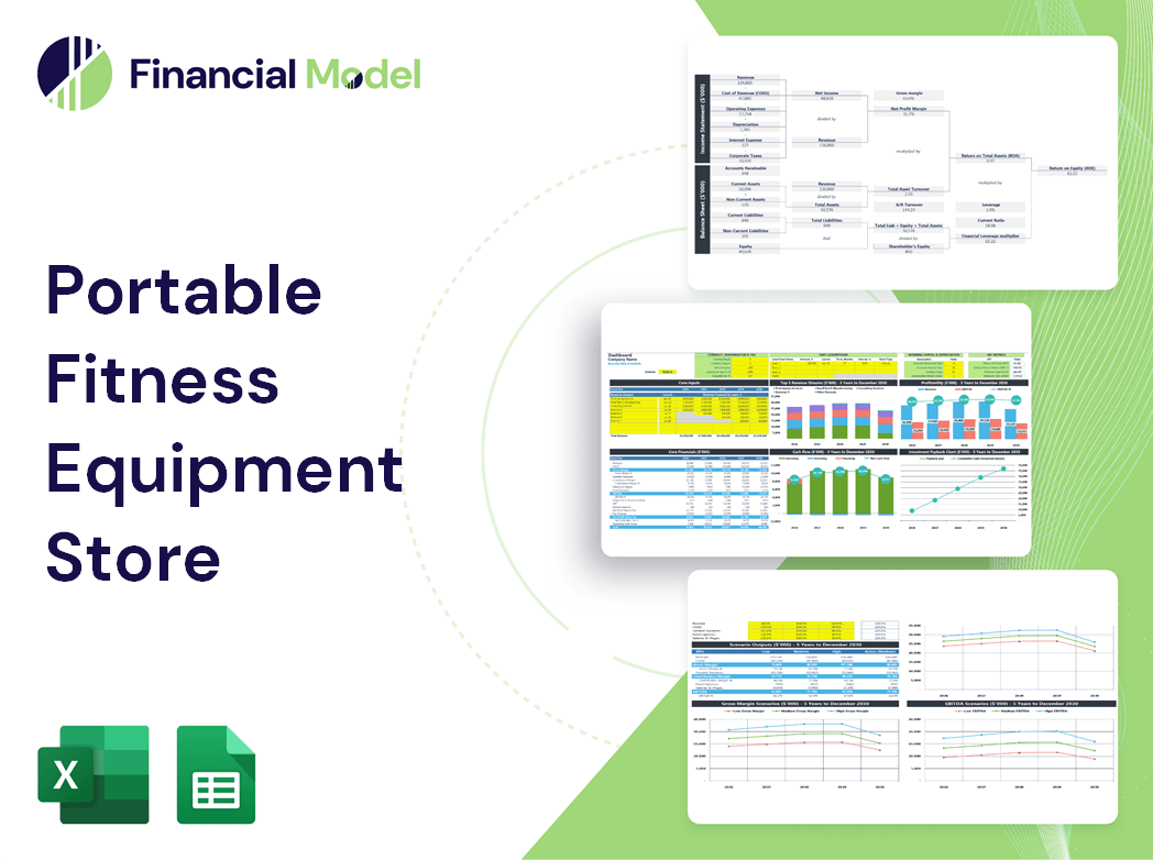 Portable Fitness Equipment Store Financial Model