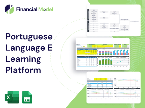 Portuguese Language E Learning Platform Financial Model