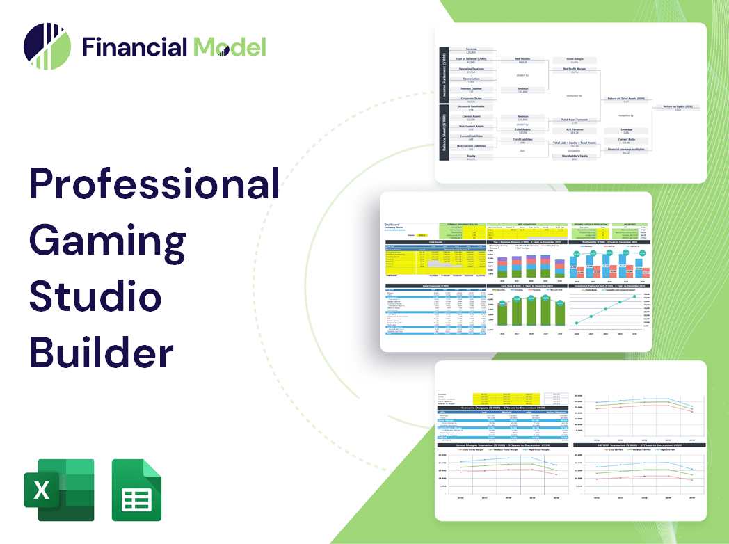 Professional Gaming Studio Builder Financial Model