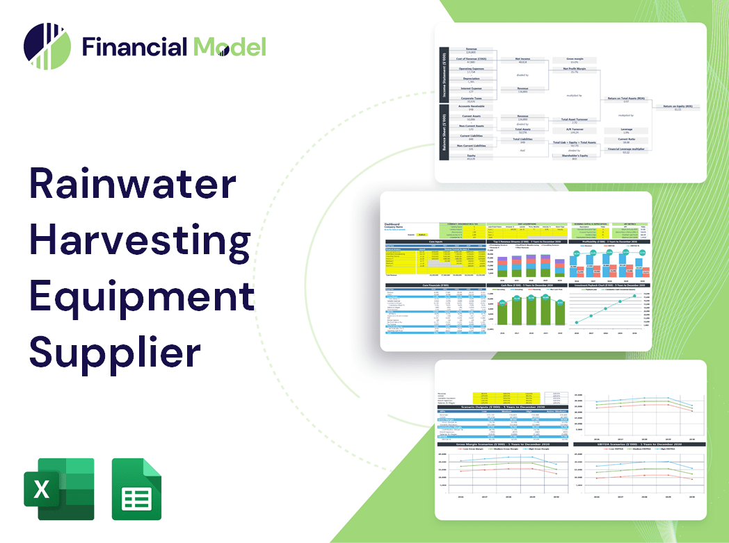 Rainwater Harvesting Equipment Supplier Financial Model