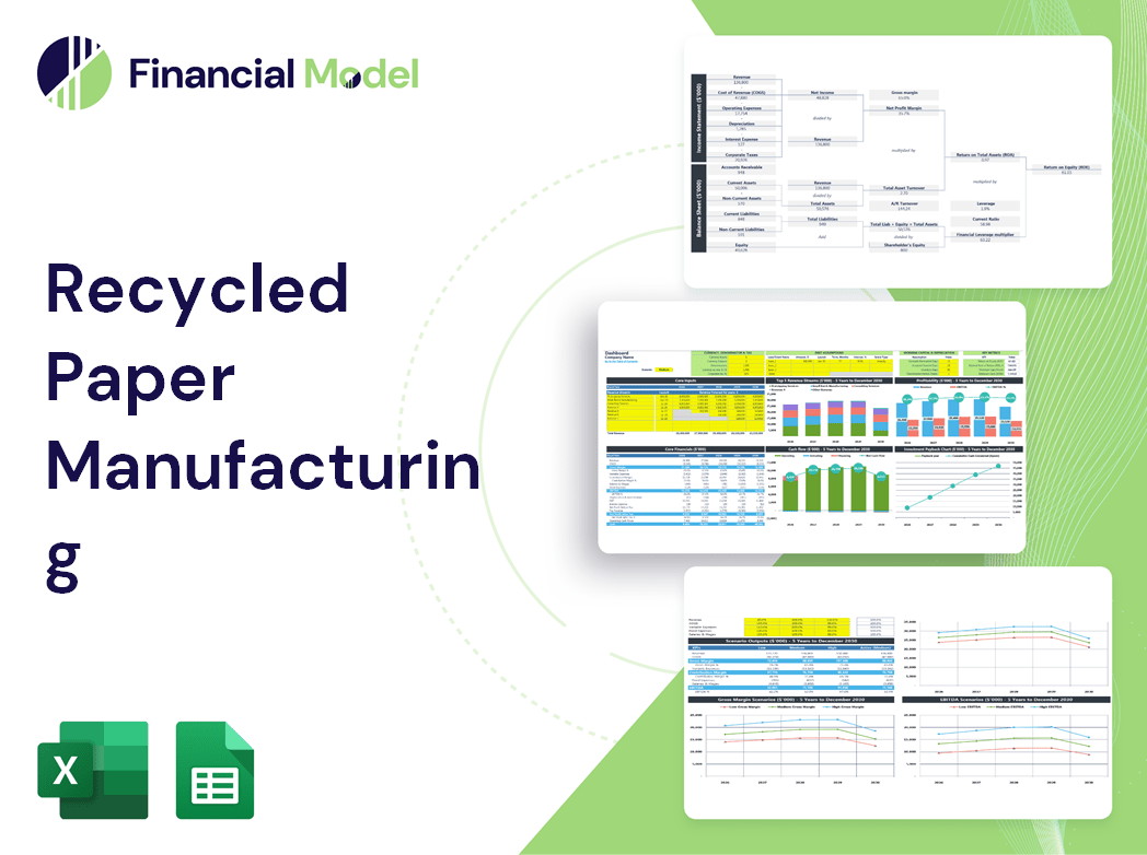 Recycled Paper Manufacturing Financial Model