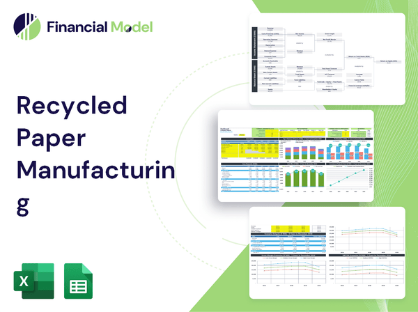 Recycled Paper Manufacturing Financial Model