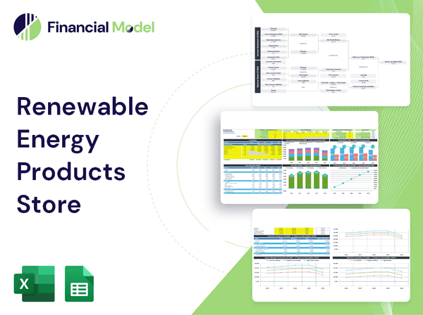 Renewable Energy Products Store Financial Model
