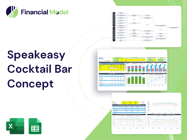 Speakeasy Cocktail Bar Concept Financial Model