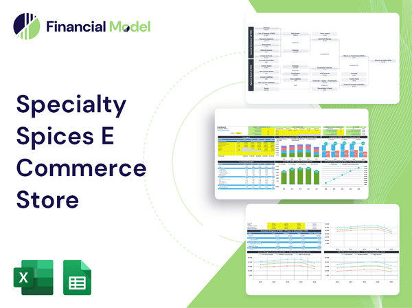 Specialty Spices E Commerce Store Financial Model