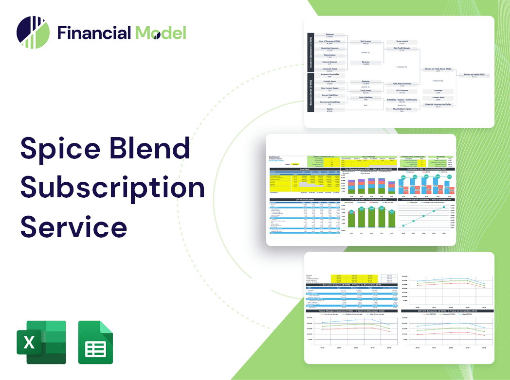 Spice Blend Subscription Service Financial Model