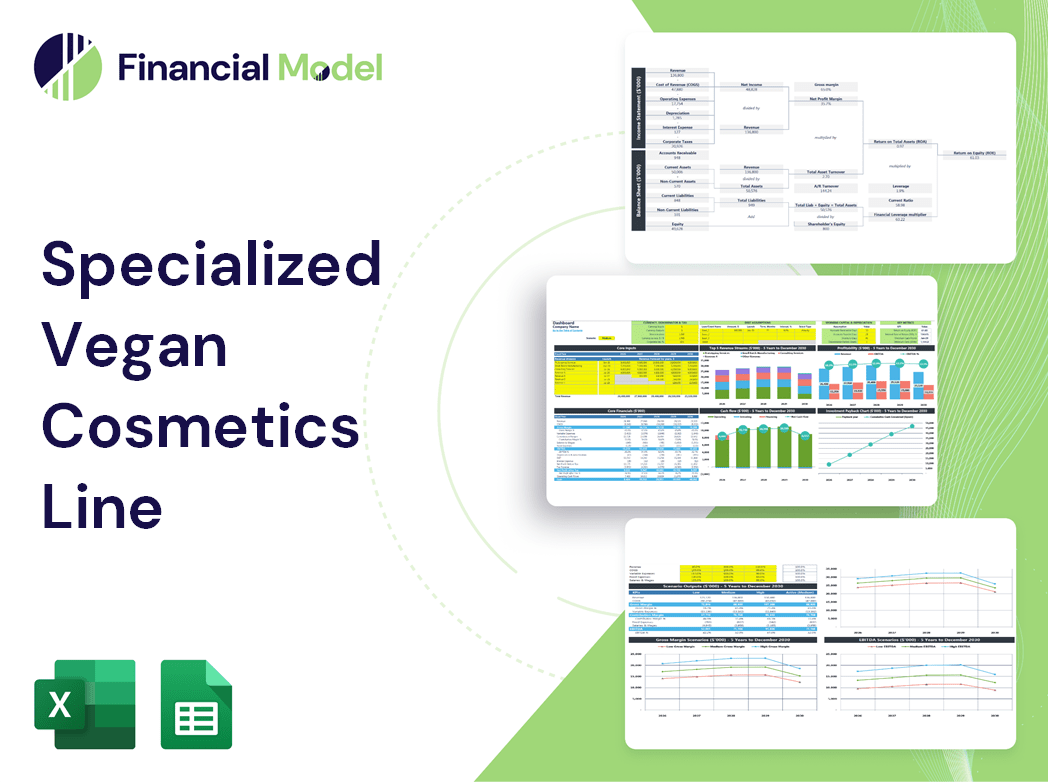 Specialized Vegan Cosmetics Line Financial Model